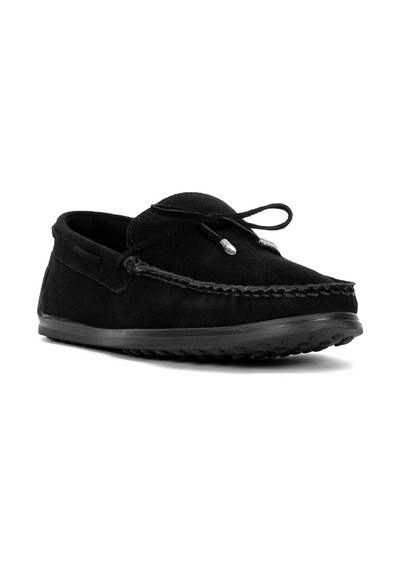 Elit Alf04s Erkek Hakiki Deri Loafer Ayakkabı Siyah Siyah