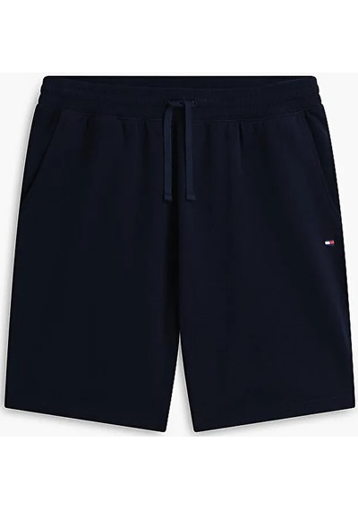 Tommy Hilfiger Essentıal Terry Sweatshort Erkek Mavi Şort - Mw0mw37240