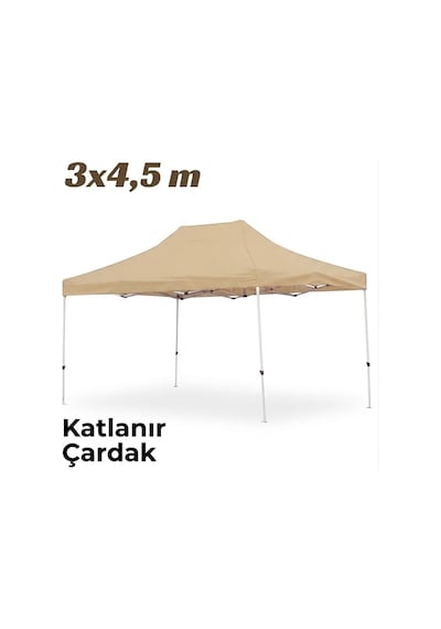 Missidea 3 4,5 Makaslı Katlanır Çardak Krem