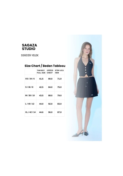Sagaza Studio Ss6039 Slım Fit Yelek Lacivert