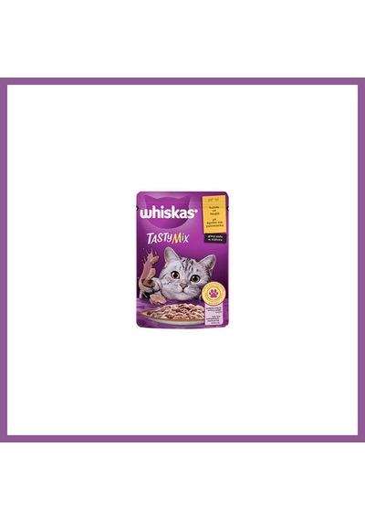 Whiskas Pouch Tastymix Sos İçinde Kuzulu Ve Hindili Yetişkin Kedi Konservesi 85 Gr Rengaren