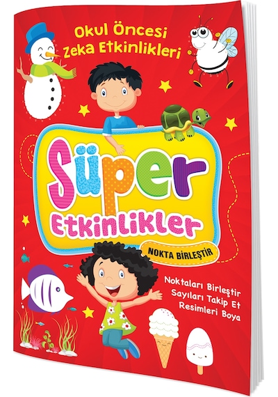 Ema Süper Etkinlikler Nokta Birleştirme Okul Öncesi Zeka Etkinlik