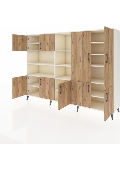 Hyperion Dolap 14 Raflı 9 Kapaklı 220x44x163 Aytaşı-çam/aytaşı Atlas Çam/aytası - Aytası Hyperion Dolap 14 Raflı 9 Kapaklı 220x44x163 Aytaşı-çam/aytaşı Atlas Çam/aytası - Aytası