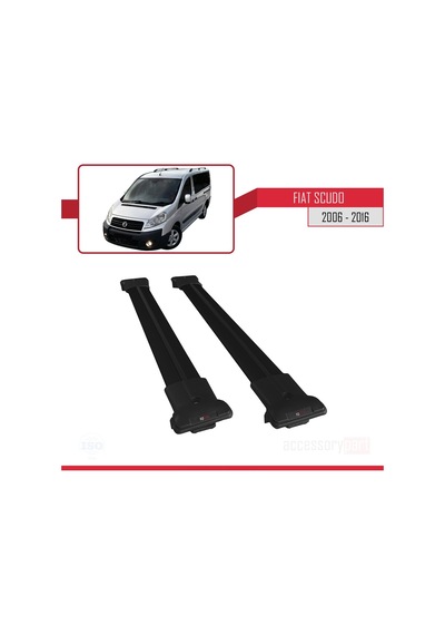 Fiat Scudo 2006-2016 Arası Fly Model Ara Atkı Tavan Barı Siyah