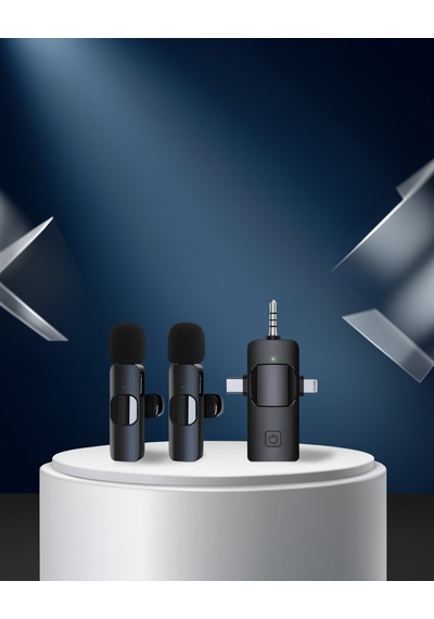 Kablosuz Mikrofon Telefon Ve Bilgisayar Uyumlu