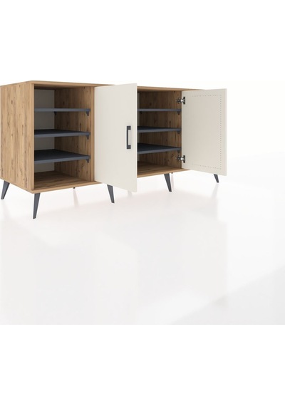 Kronos Konsol 9 Raflı 2 Kapaklı 176x59x83 Çam-aytaşı/antrasit Aytaşı/antrasit Kronos Konsol 9 Raflı 2 Kapaklı 176x59x83 Çam-aytaşı/antrasit Aytaşı/antrasit