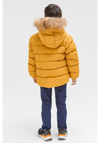 Benittokids Erkek Çocuk Natürel Kürklü Mont 51289 Hardal