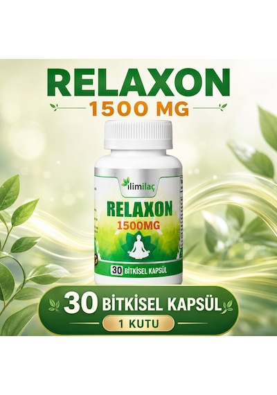 Relaxon 1500 Mg 2 Kutu 60 Bitkisel Kapsül Relaxon Takviye Edici Gıda