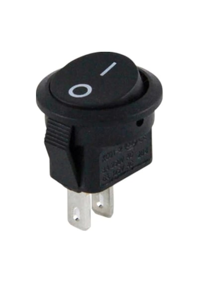 Powermaster Mini Yuvarlak 2 Pin Işıksız On-off Anahtar Ic-134e-180333
