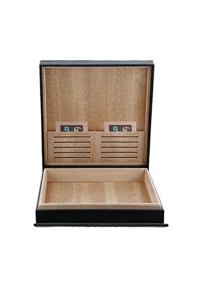 S.t. Dupont Deri Travel Seyahat Humidoru Siyah 10's