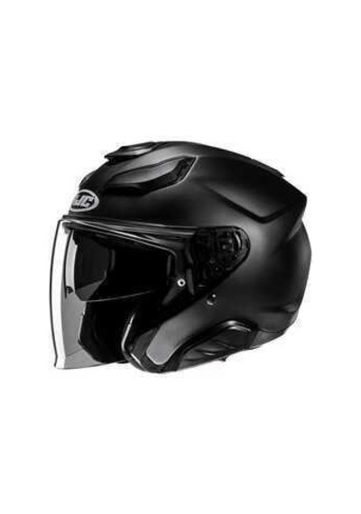 Hjc F31 Kask Semı Flat Açık Motosiklet Kaskı Mat Siyah