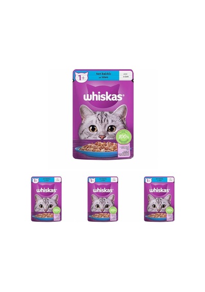 Tr Ton Balıklı Poşet Yaş Mama 85 G Tekli Paket 4 Paketi