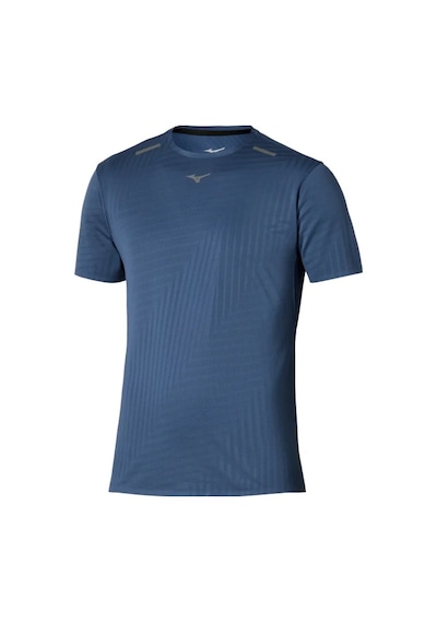 Mizuno Tech Light Erkek Tişört Mavi Çok Renkli