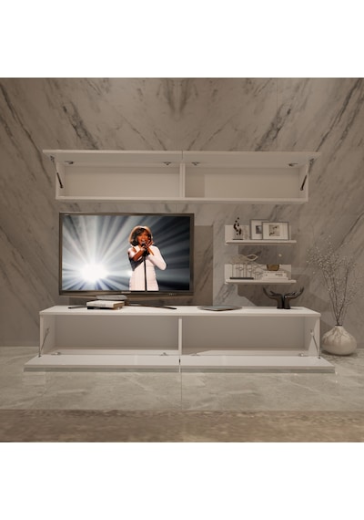 Decoraktiv Eko 5 Mdf Std Tv Ünitesi Tv Sehpası Beyaz