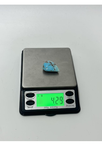 Doğal İran Nişabur Firuze Turkuaz Taşı 21,4 Karat - 4,25 Gram T127