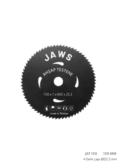 Jaws Jat150 Ahşap Daire Testere 150 Mm
