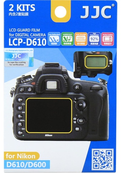 Jjc LCP-D610 Nikon D600 D610 Uyumlu LCD Ekran Koruyucu Film 2'li