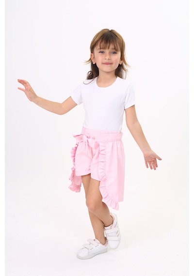 Toontoy Kids Toontoy Kız Çocuk Etekli Şort Pembe