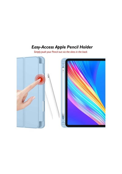 Apple Uyumlu iPad Pro 11 3. Nesil 2021 Kılıf Kalem Bölmeli Smart Case A2