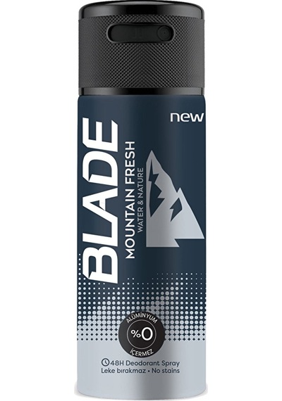 3 Adet Blade Mountain Fresh 150 Ml Deodorant