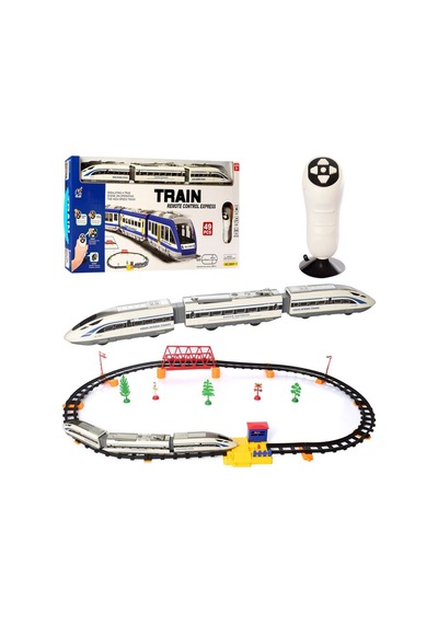 Welcomein Oyuncak Uzaktan Kumandalı 49 Parça Işıklı 265 Cm Hızlı Tren Set