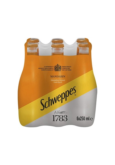 Schweppes Mandarin Cam Şişe 6x250 Ml
