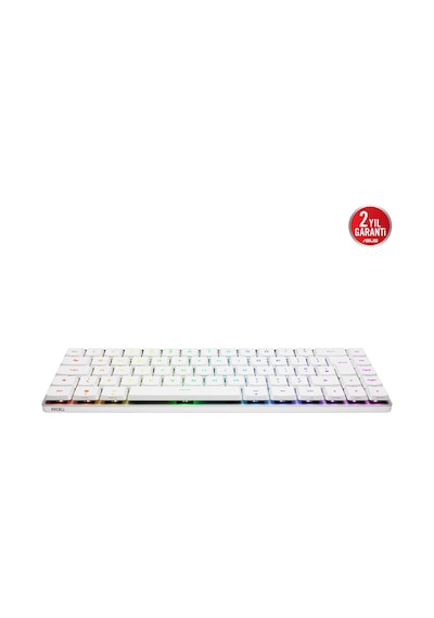 Asus Rog Falchıon Rx Low Profile Rgb Kablosuz Beyaz Mekanik Red Switch Türkçe Gaming Klavye Asus Rog Falchıon Rx Low Profile Rgb Kablosuz Beyaz Mekanik Red Switch Türkçe Gaming Klavye