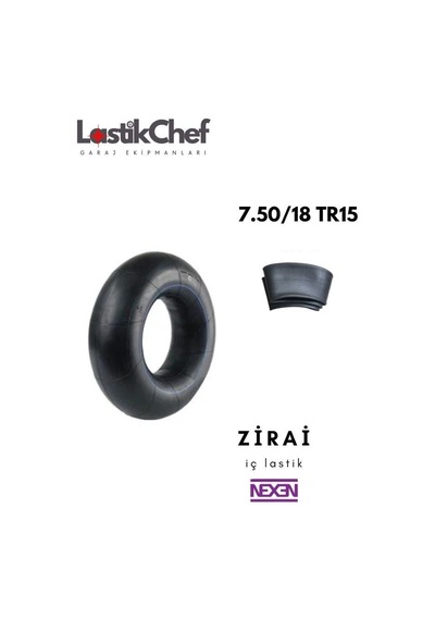 İç Lastik 7.50/18 Tr15 - Zirai