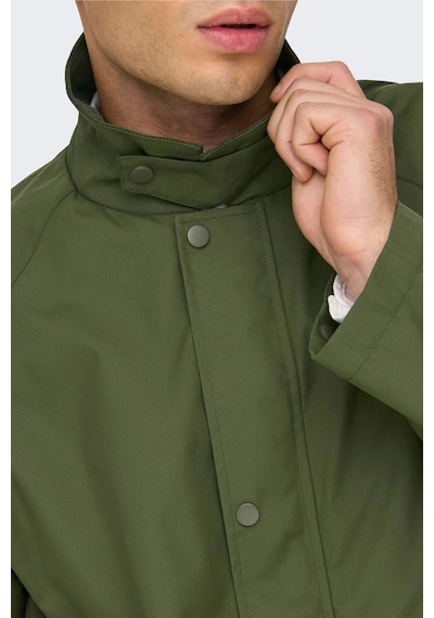 Only & Sons Erkek Mont 22031626 Olive Çok Renkli