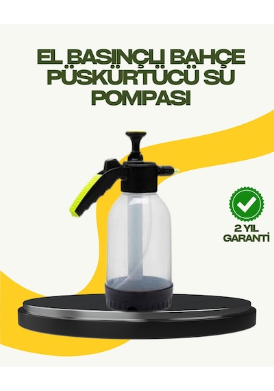 Techmrt Manuel Basınçlı Köpük Püskürtücü Ayarlanabilir Nozullu 2 Litre Araba Yıkama