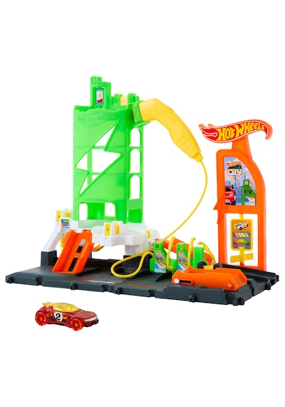 Hot Wheels Elektrikli Araç Şarj İstasyonu Oyun Seti HTN79