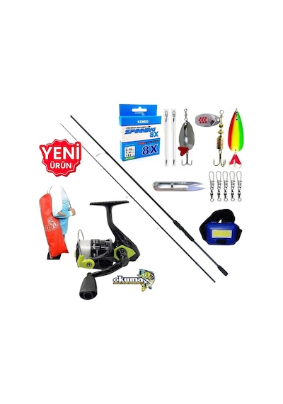 Revenger Rv-40 Remixon Double Black 270cm 20-40gr Turna Spin Olta Takımı Seti
