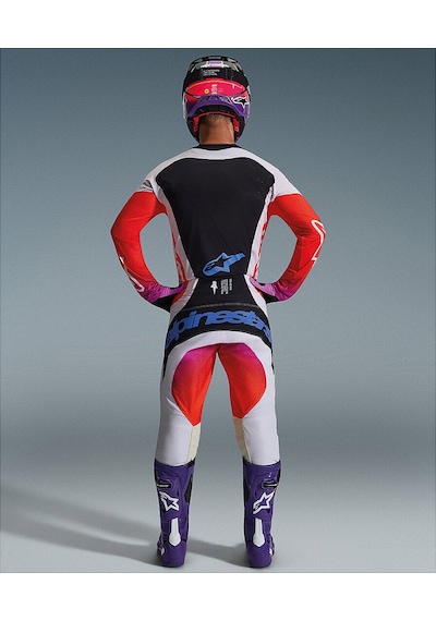 Alpinestars Techstar Knif Off-road Motosiklet Pantolonu Gri Oranj