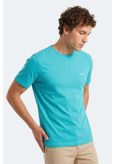 Slazenger Notron I Erkek Turkuaz Tişört
