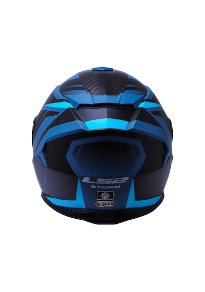 Ls2 Storm 2 Racer Full Face Motosiklet Kaskı Şeffaf + Gökkuşağı Vizörlü Mat Mavi