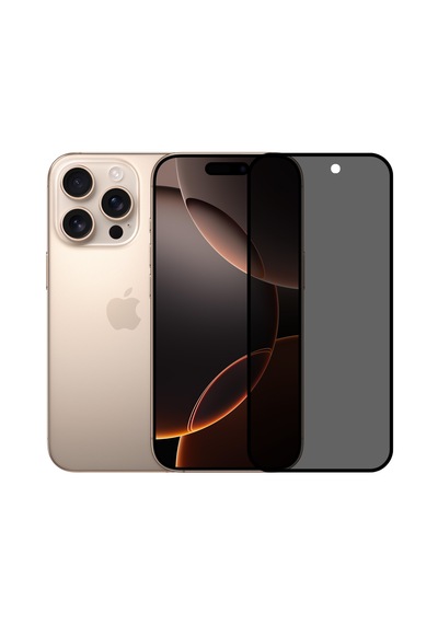 Safeus Tam Kaplayan Hayalet Parmak İzi Bırakmayan Safir Ekran Koruyucu Cam , Apple Uyumlu iPhone 16 Pro Max İle
