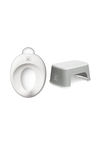 BabyBjörn Klozet Adaptörü & Safe Step Banyo Basamağı / Grey White