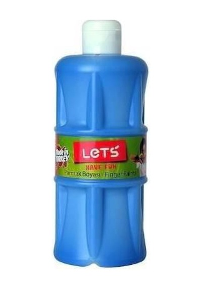 Lets Parmak Boyası 500 ML Mavi  L-5006
