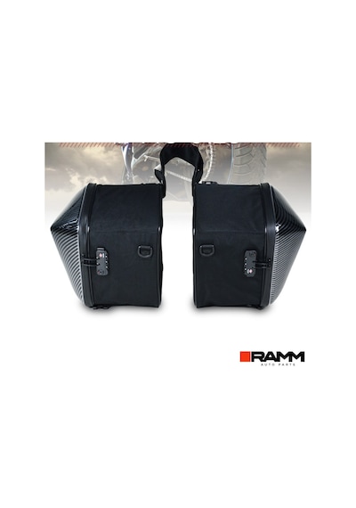 Bmw Motorrad R1250gs / Adv - R1300gs / Adv Sağ Ve Sol Yan Çantaları - 2 Adet 15 Lt - Gri Siyah