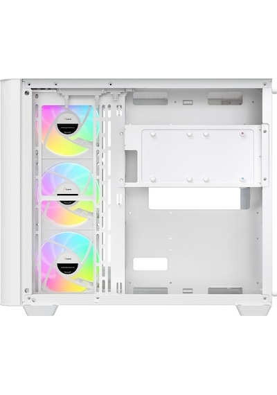 Iota C70 White Curve Argb Digital Tempered Glass Usb 3.0 Atx Mid Tower Kasa