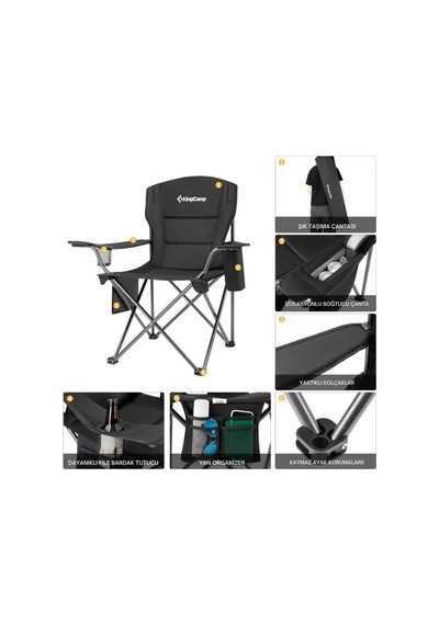 Kingcamp Comfort Arm Chair Konforlu Koltuk Çok Renkli