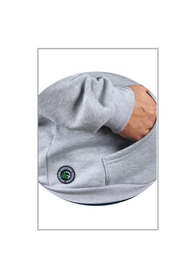 Moc Grande Mocgrande Büyük Beden Sweatshirt Nitro 22739 Grı Melanj