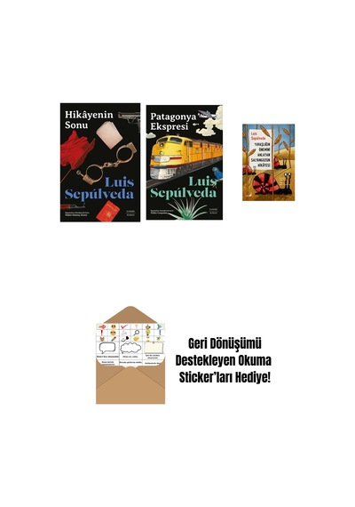 Hikâyenin Sonu + Patagonya Ekspresi + Yavaşlığın Önemini Anlayan Salyangozun Hikayesi + Okuma Sticker'ları