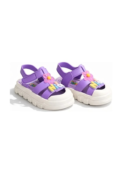 Kindep Kids Kaymaz Taban Çocuk Sandalet Mor