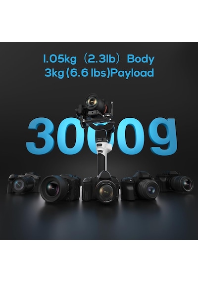 Tr Cınepeer Weebıll 3e Resmi Bayi Dslr Ve Aynasız Kamera İçin 3 Eksenli Gimbal Sabitleyici Canon/sony/panasonic/niko