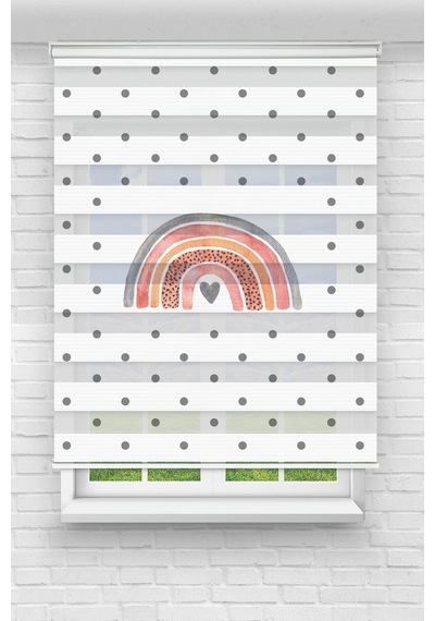 Perdecizade Enxboy Gökkuşağı Dijital Baskılı Zebra Perde-cocuk Odası-stor Perde Tycdf90a651aba1bd6a90d200 Renkli