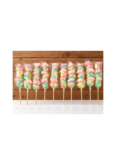 10 Lu Marshmallow Lolipop Şeker Renkli Çocuk Şeker Paketi Parti & Doğum Günü