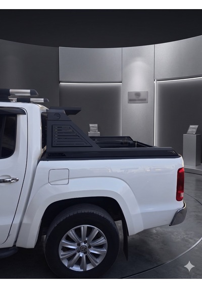 Navara,l200,ranger Tarzı Çift Kabinli Araçlara Uygun Rollbar Mat Siyah Montaj Vidalı