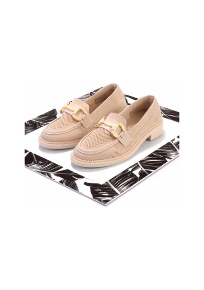 Bambi Bej Kadın Loafer Ayakkabı K01362245682 Bej