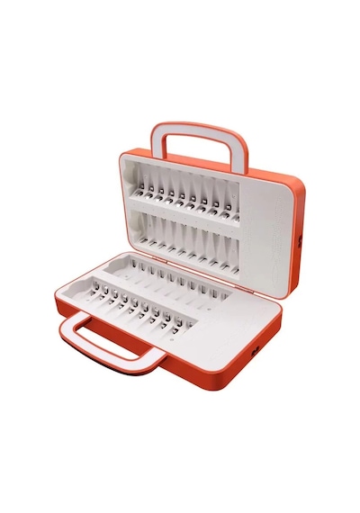 Beston C9032w 40 Adet Kalem Pil + İnce Pil Şarj Edebilir Çantalı Pil Şarj